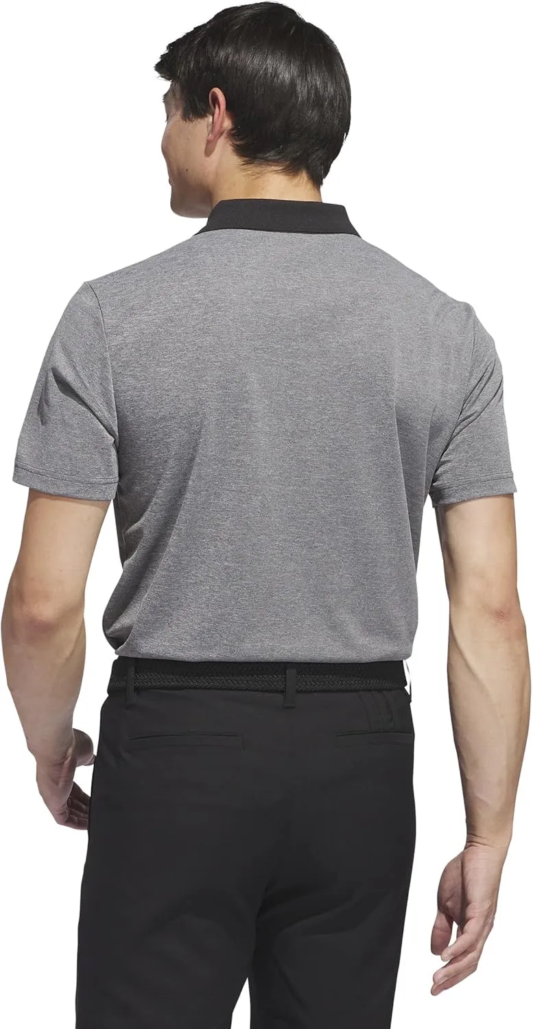 adidas Men's Performance Heathered Polo Shirt