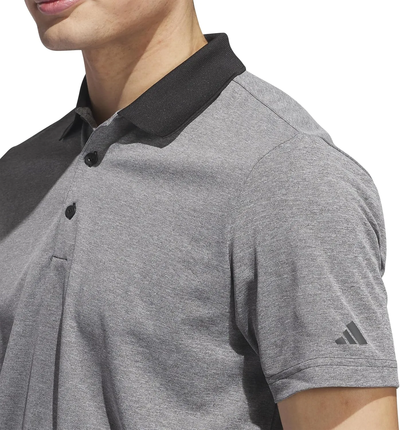 adidas Men's Performance Heathered Polo Shirt