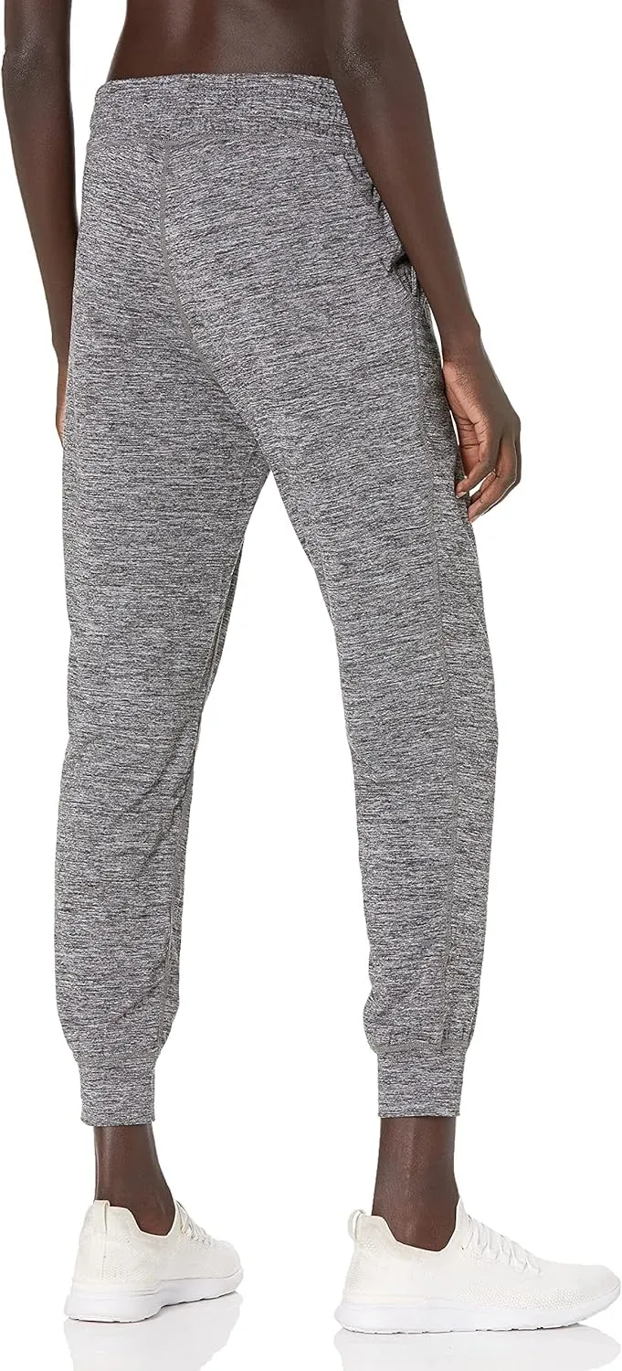 Amazon Essentials Athletic Pants for Women, Brushed Tech Stretch Lounge Joggers, Plus Size Available