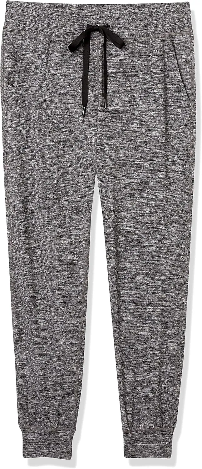 Amazon Essentials Athletic Pants for Women, Brushed Tech Stretch Lounge Joggers, Plus Size Available