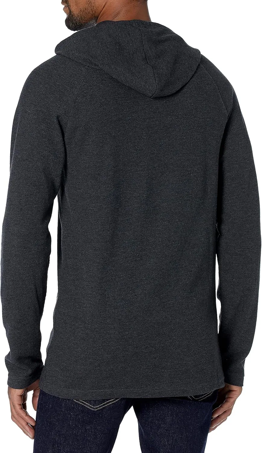 Amazon Essentials Men's Pullover Hoodie, Long-Sleeve Slub Thermal (Previously GoodThreads)