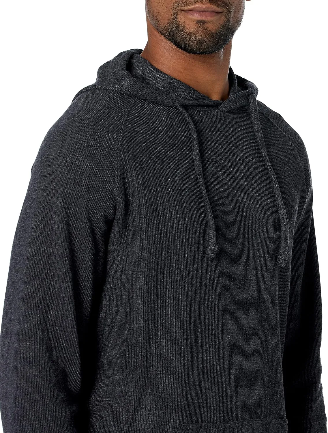 Amazon Essentials Men's Pullover Hoodie, Long-Sleeve Slub Thermal (Previously GoodThreads)