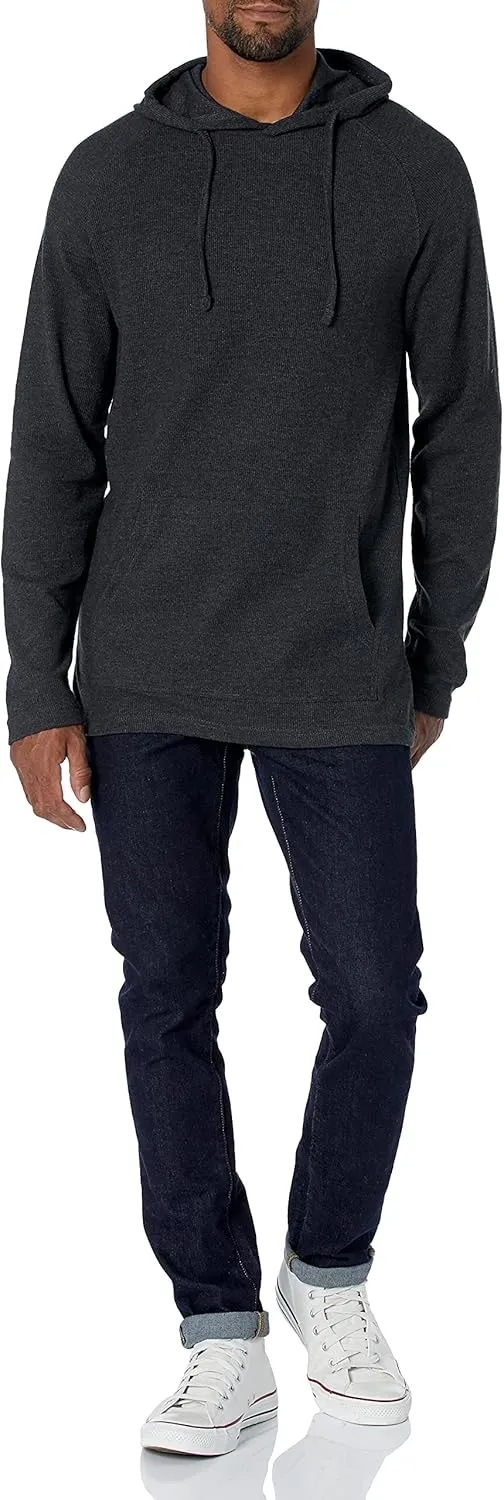 Amazon Essentials Men's Pullover Hoodie, Long-Sleeve Slub Thermal (Previously GoodThreads)