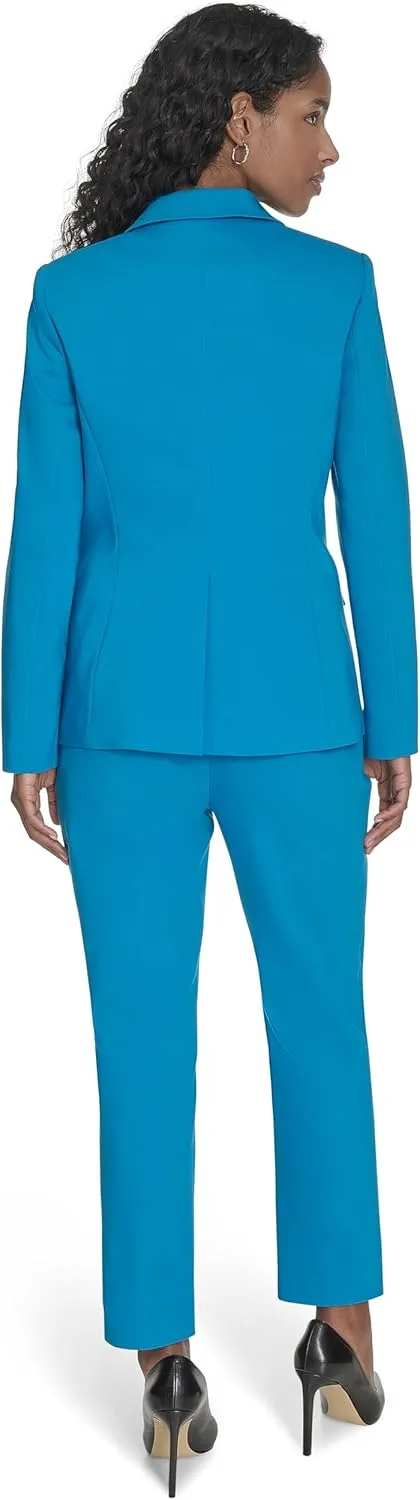 Calvin Klein Women's One Button Lux Blazer