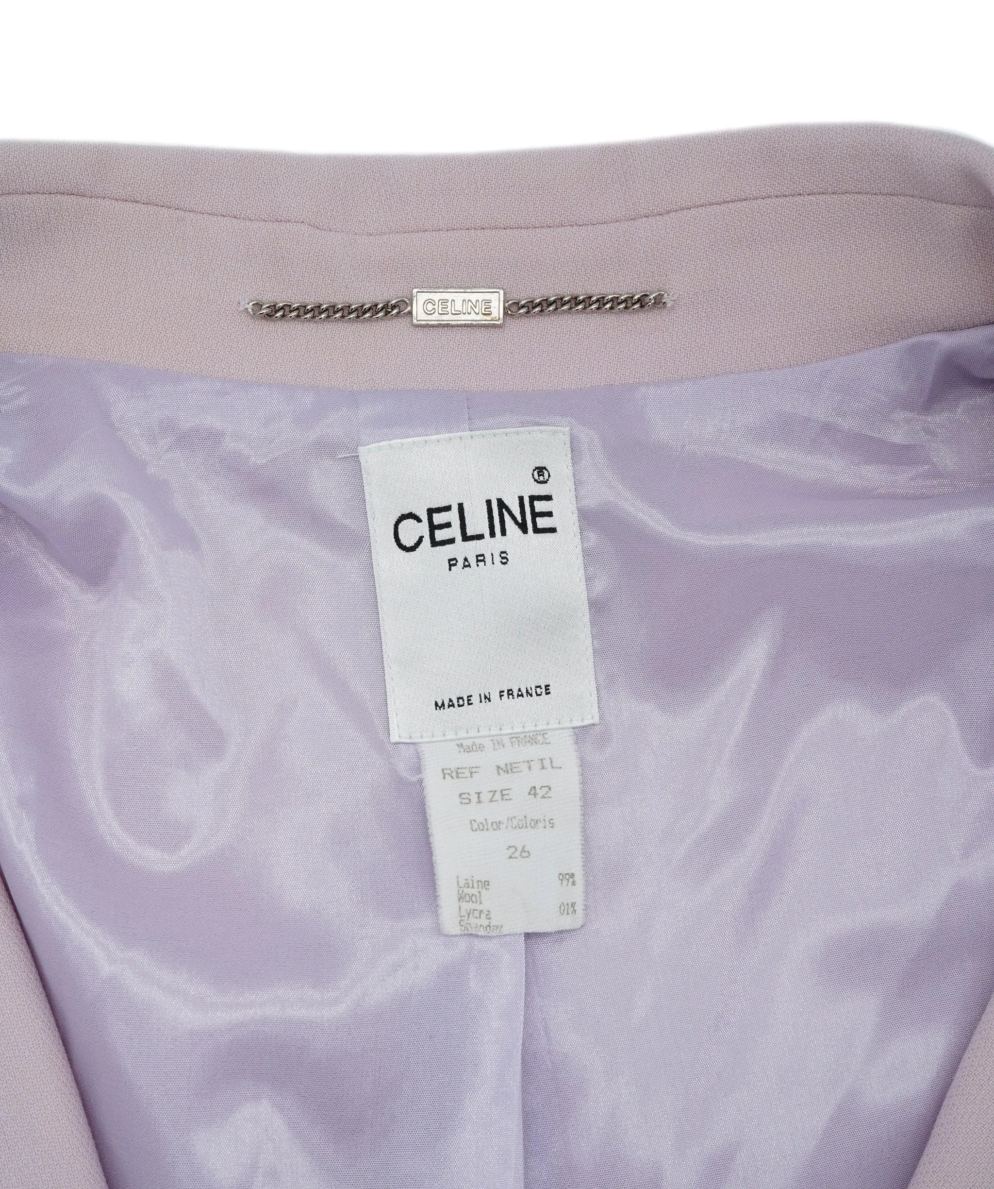 Celine Blazer Jacket Light Pink ASL6976