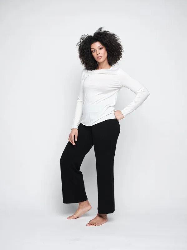 Celine Plain Wool Long Sleeve - White
