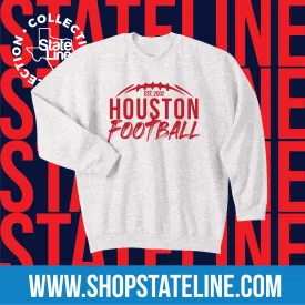 Crewneck - Houston Football Ash