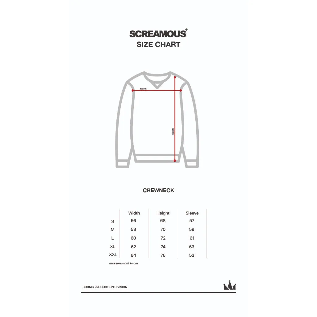 Crewneck LEGEND TINY ON WHITE WALNUT