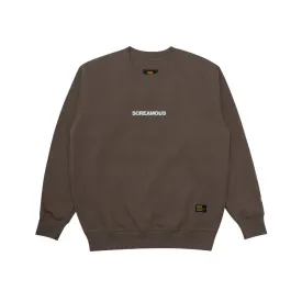 Crewneck LEGEND TINY ON WHITE WALNUT