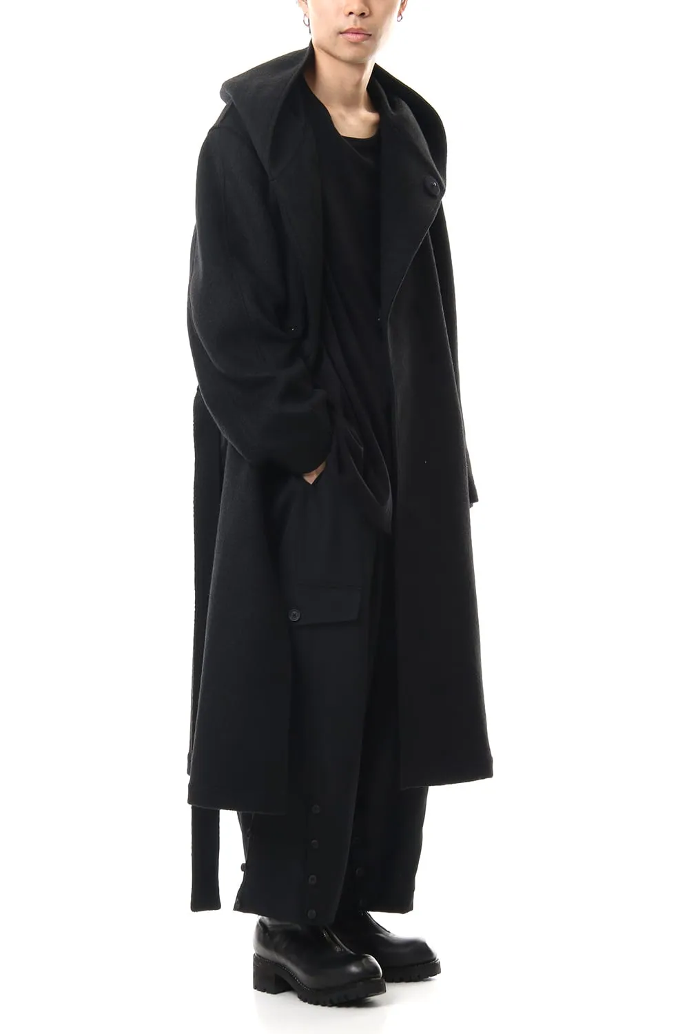 Double Breasted Hood Coat