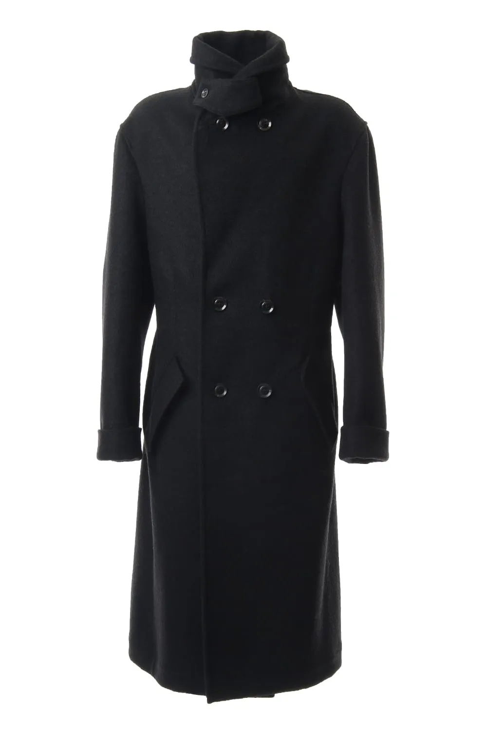 Double Breasted Shawl Collar Coat