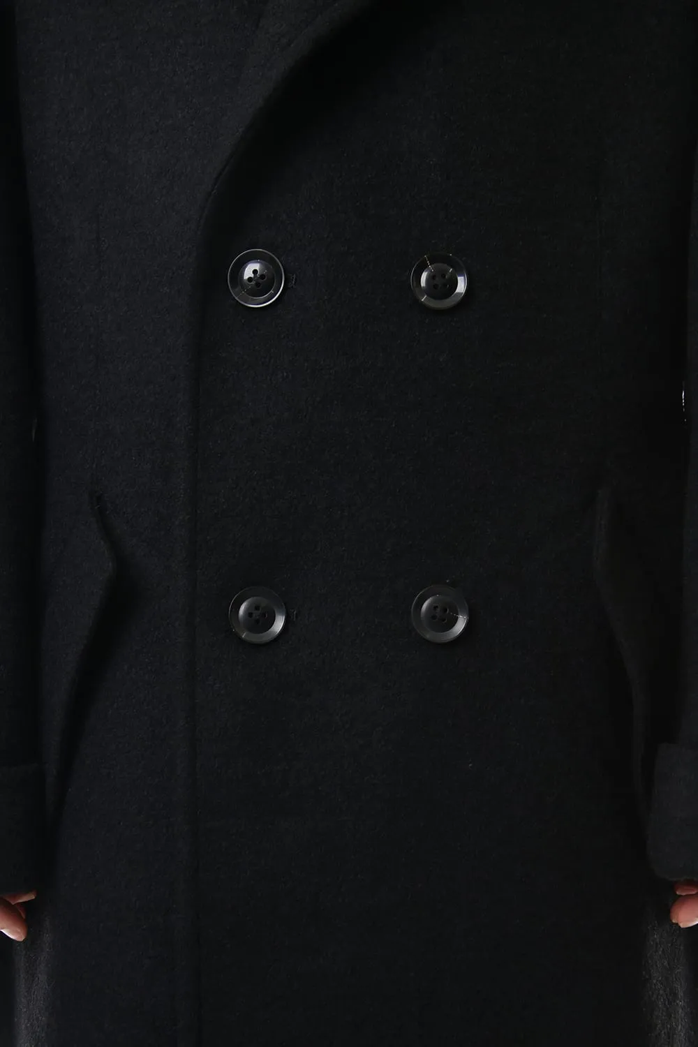 Double Breasted Shawl Collar Coat