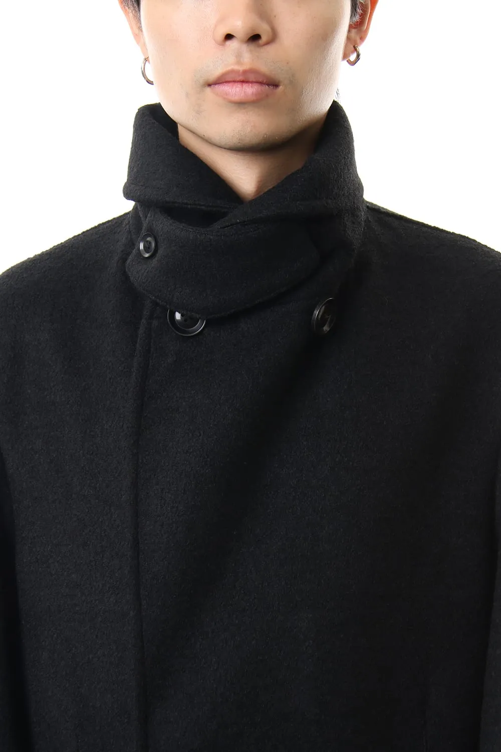 Double Breasted Shawl Collar Coat