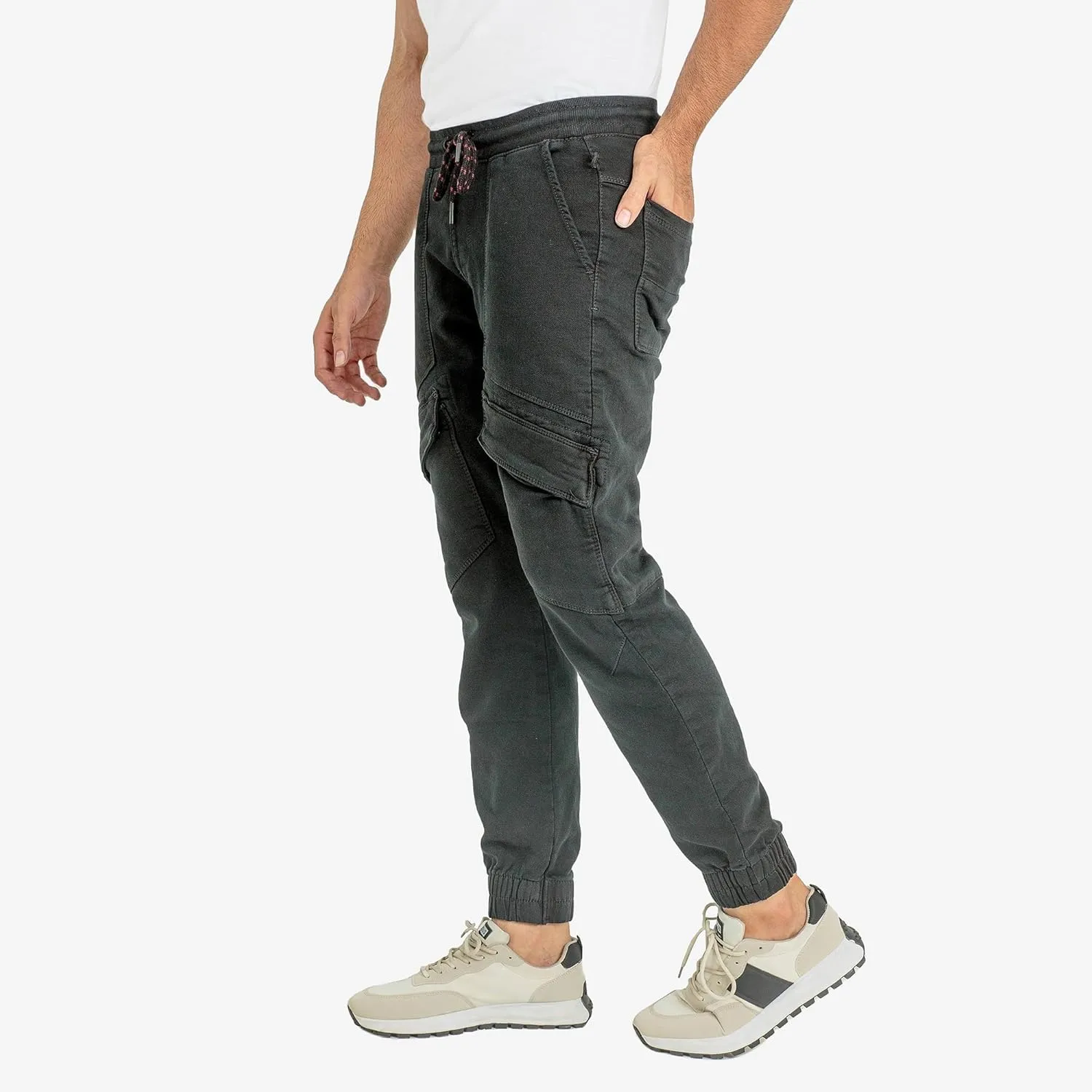 Essentials Mens Loose Fit Cargo Pants Casual Joggers Athletic Pants Cotton Loose Straight Sweatpants