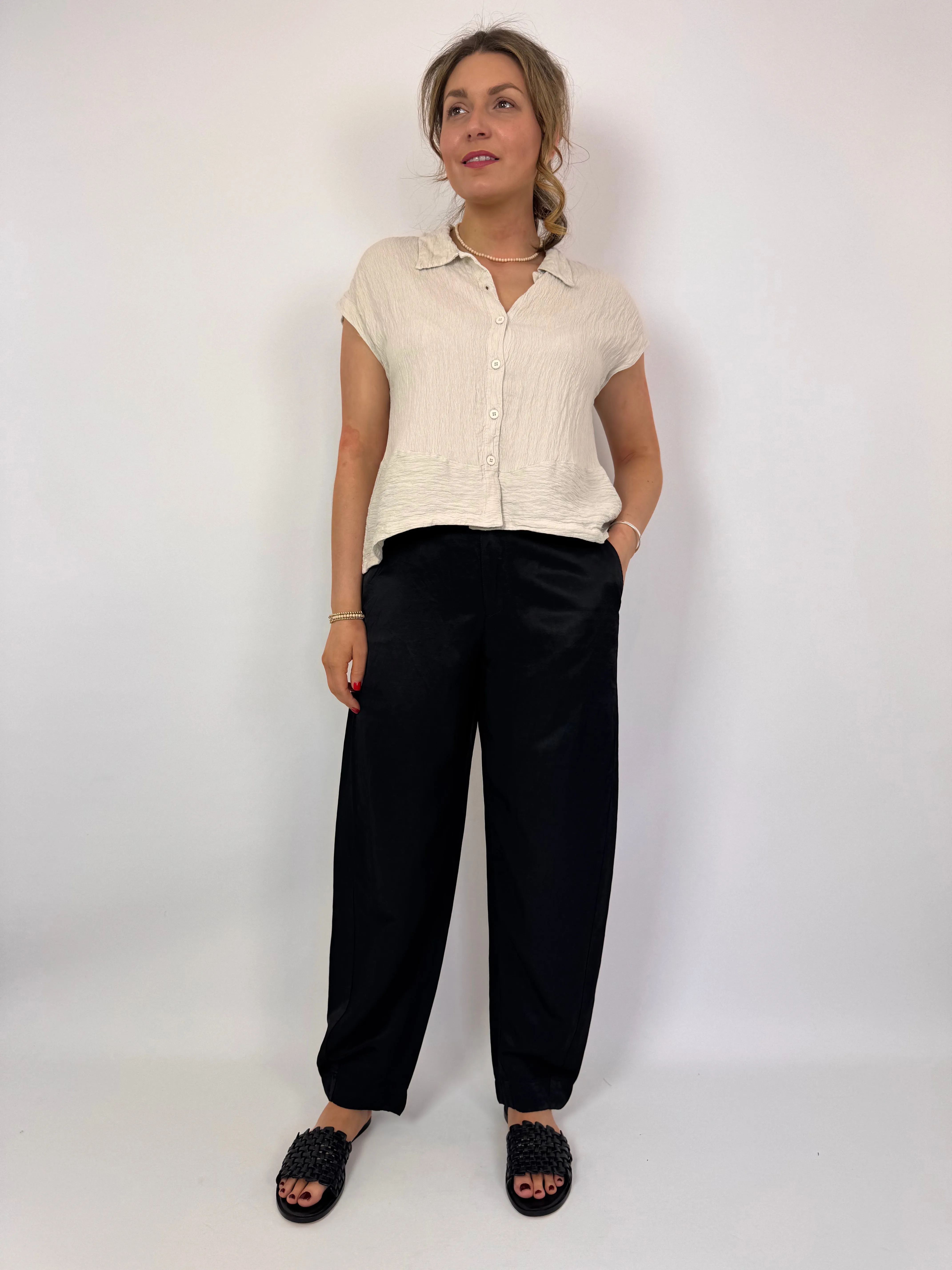 European Culture 06F0 Trousers Black