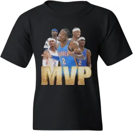 Gilgeous-Alexander MVP Collage - OKC Fans Tribute Youth Unisex T-Shirt