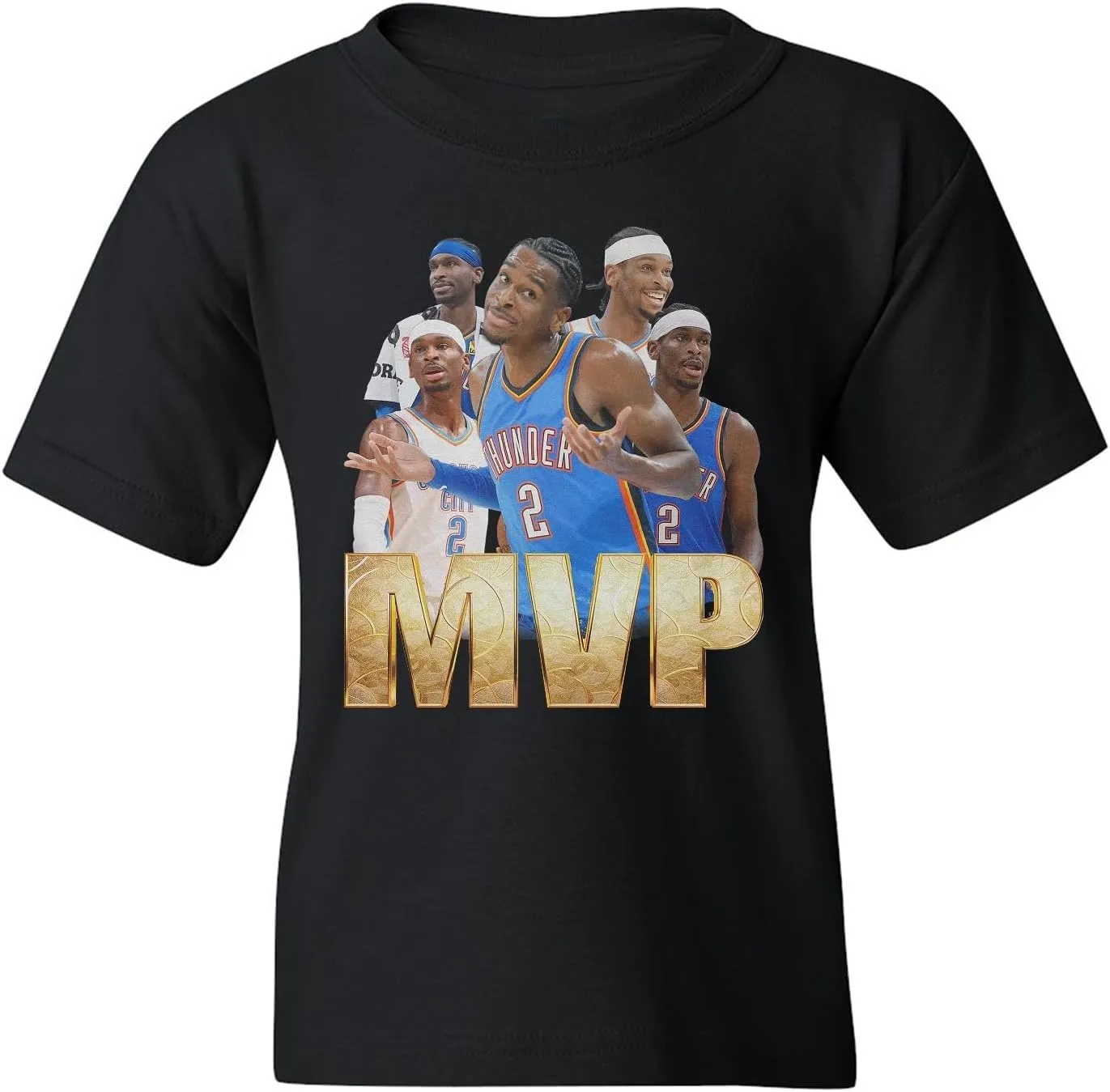 Gilgeous-Alexander MVP Collage - OKC Fans Tribute Youth Unisex T-Shirt