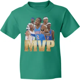 Gilgeous-Alexander MVP Collage - OKC Fans Tribute Youth Unisex T-Shirt