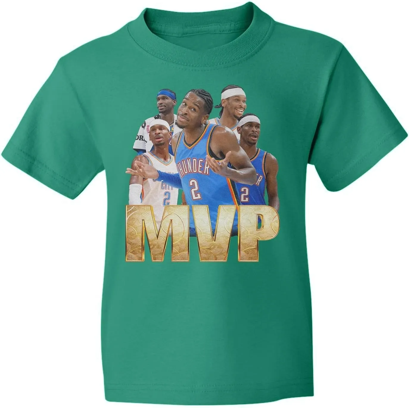 Gilgeous-Alexander MVP Collage - OKC Fans Tribute Youth Unisex T-Shirt
