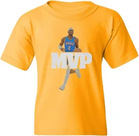 Gilgeous-Alexander MVP Design  OKC Fans Tribute Youth Unisex T-Shirt