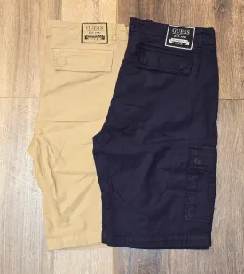 Guess Cotton and Linen Cargo Shorts