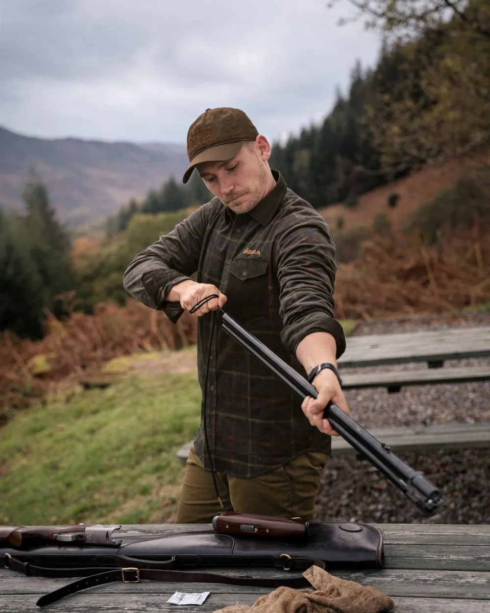 Harkila Kaldfjord Corduroy Check Shirt