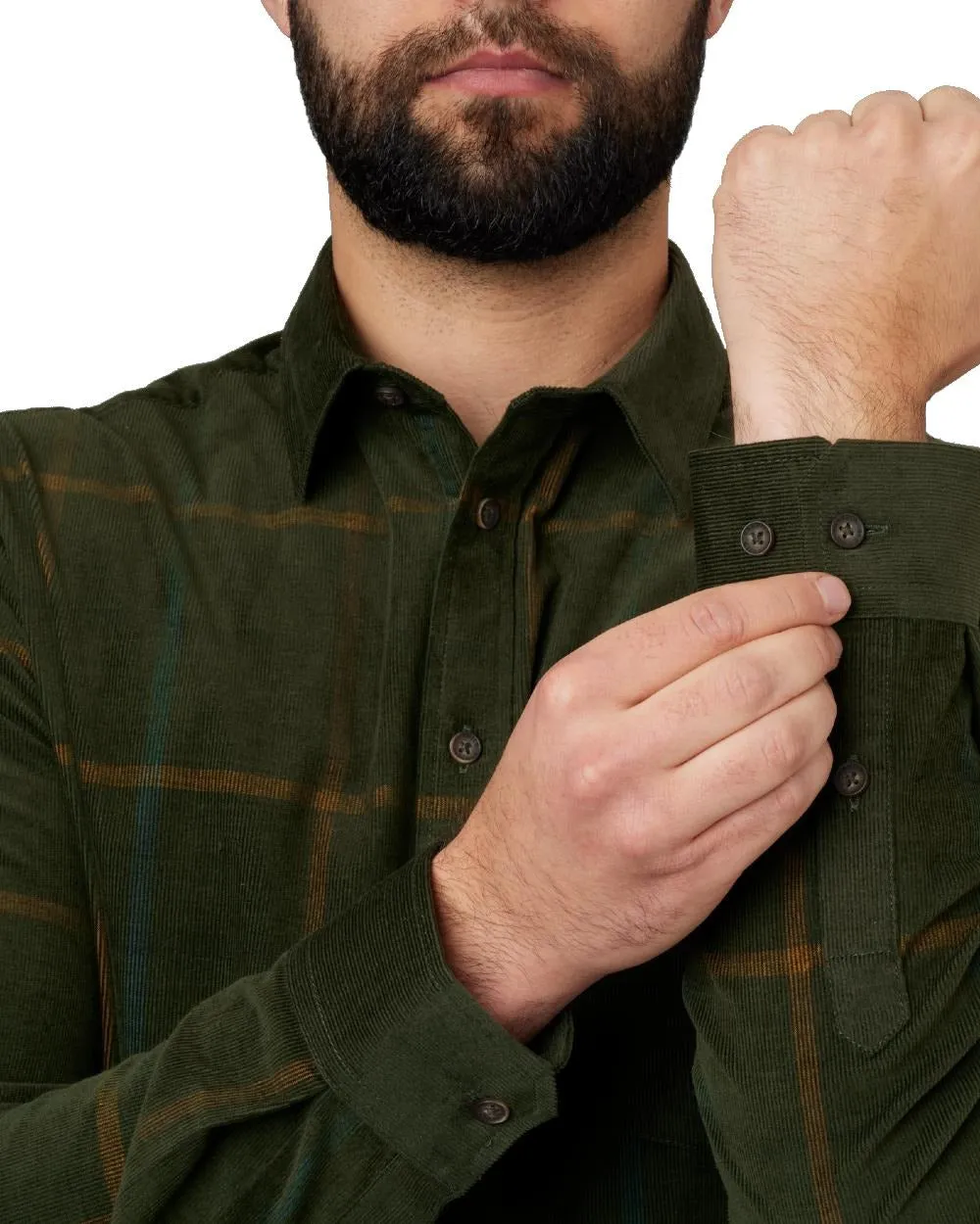 Harkila Kaldfjord Corduroy Check Shirt