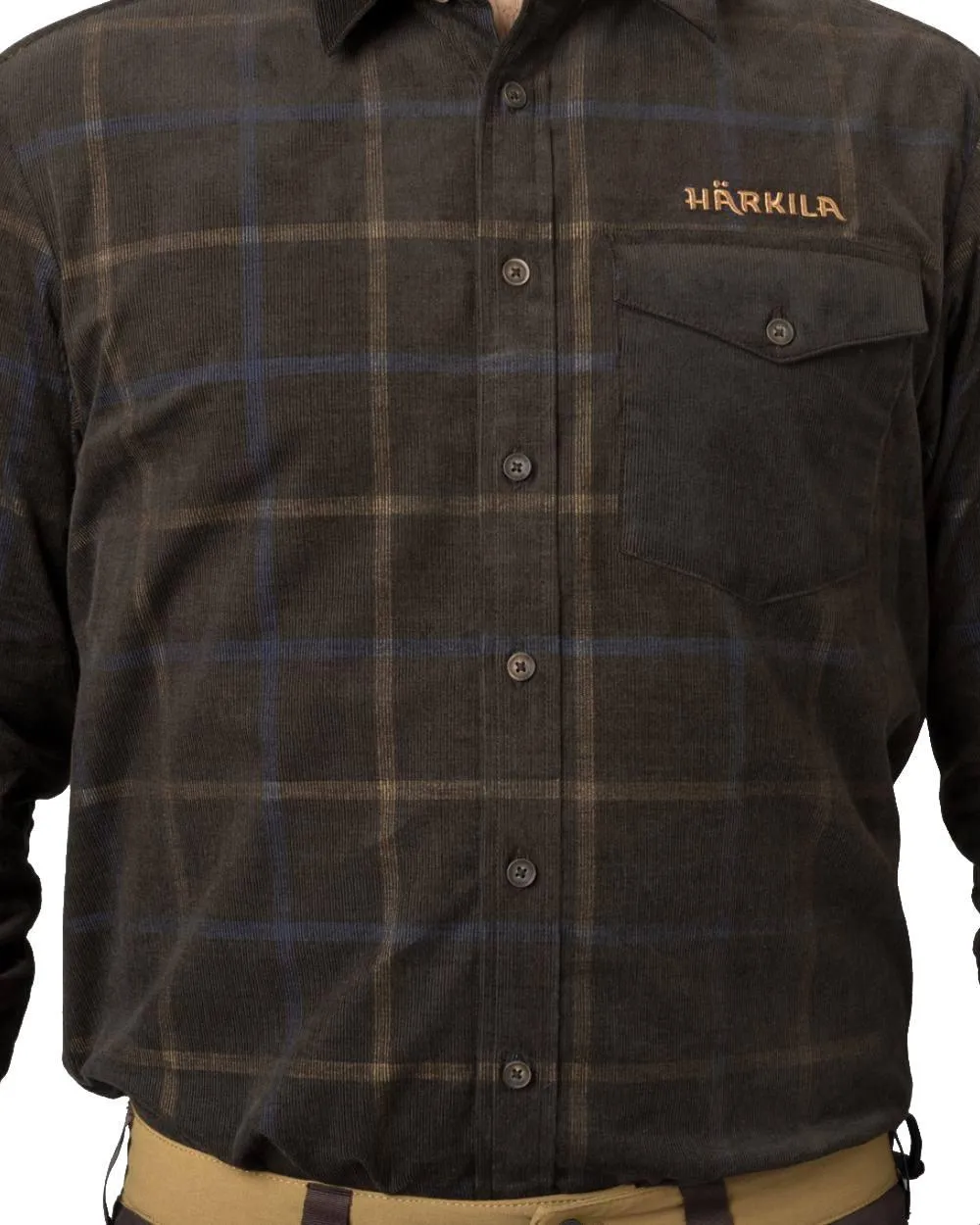 Harkila Kaldfjord Corduroy Check Shirt