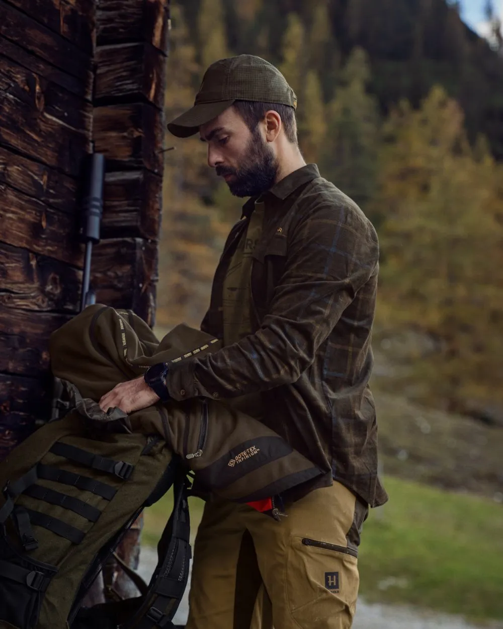 Harkila Kaldfjord Corduroy Check Shirt