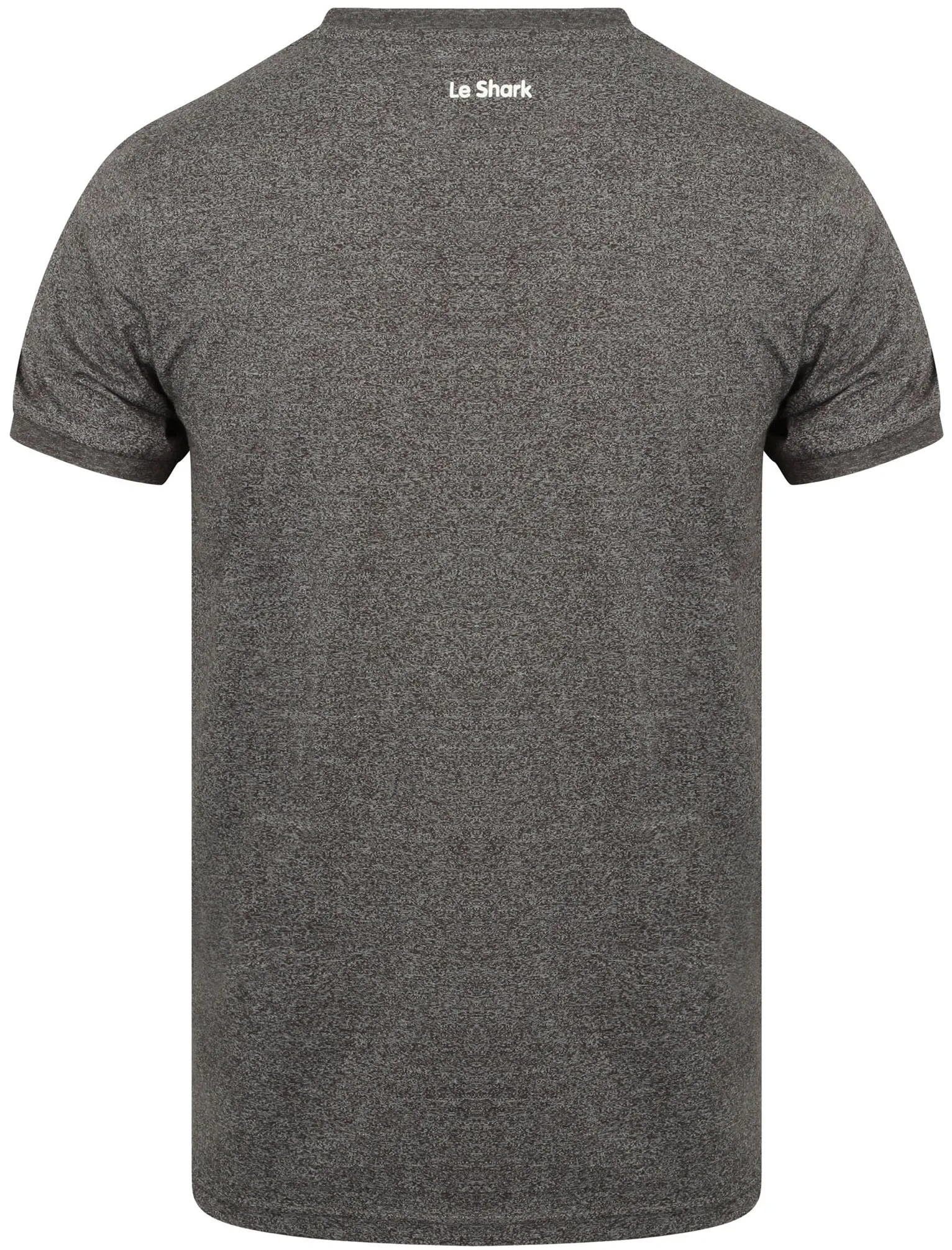 Holmead Crew Neck T-Shirt in Asphalt Grey Fleck - Le Shark