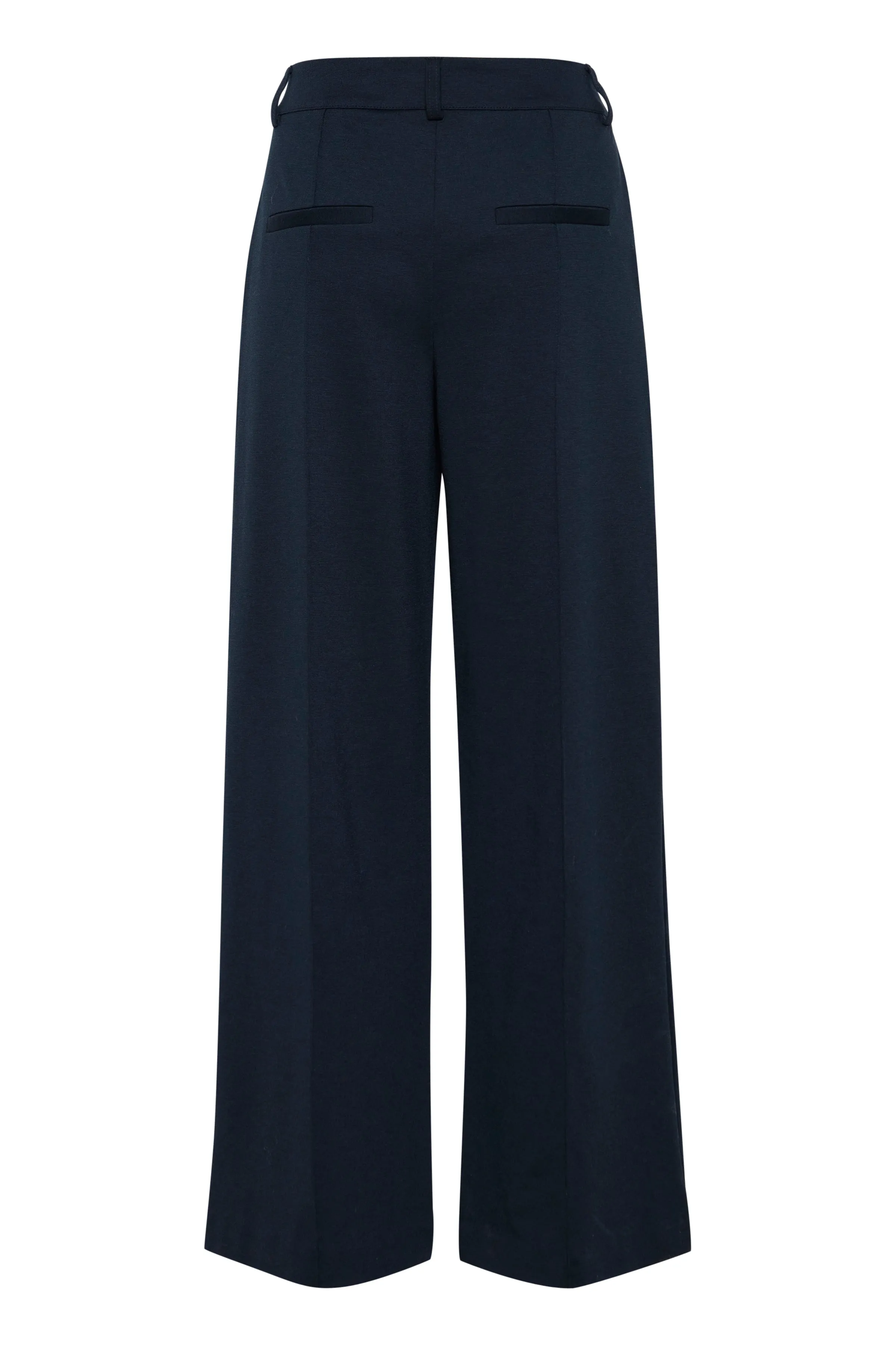 ICHI Kate Office Wide Trousers - Total Eclipse
