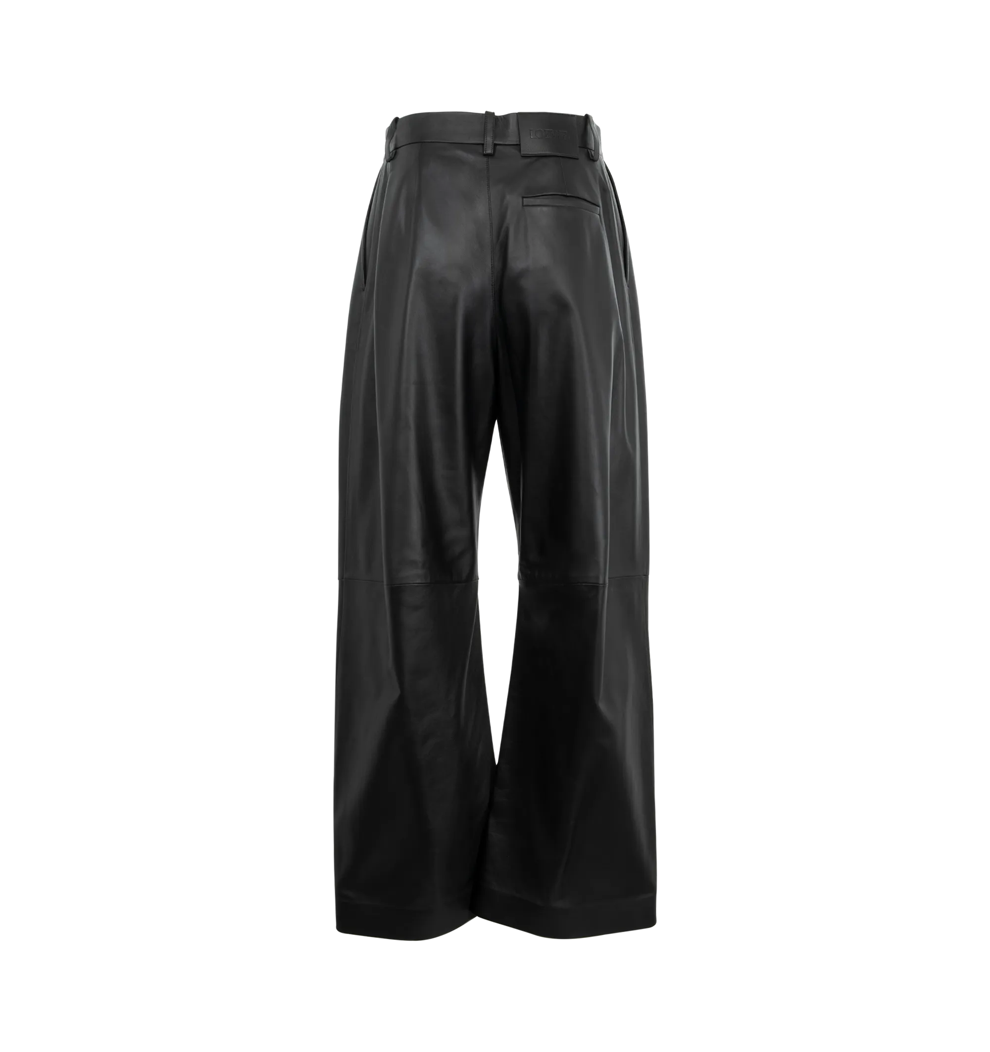 LAMBSKIN BARREL TROUSERS (WOMENS)