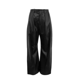 LAMBSKIN BARREL TROUSERS (WOMENS)
