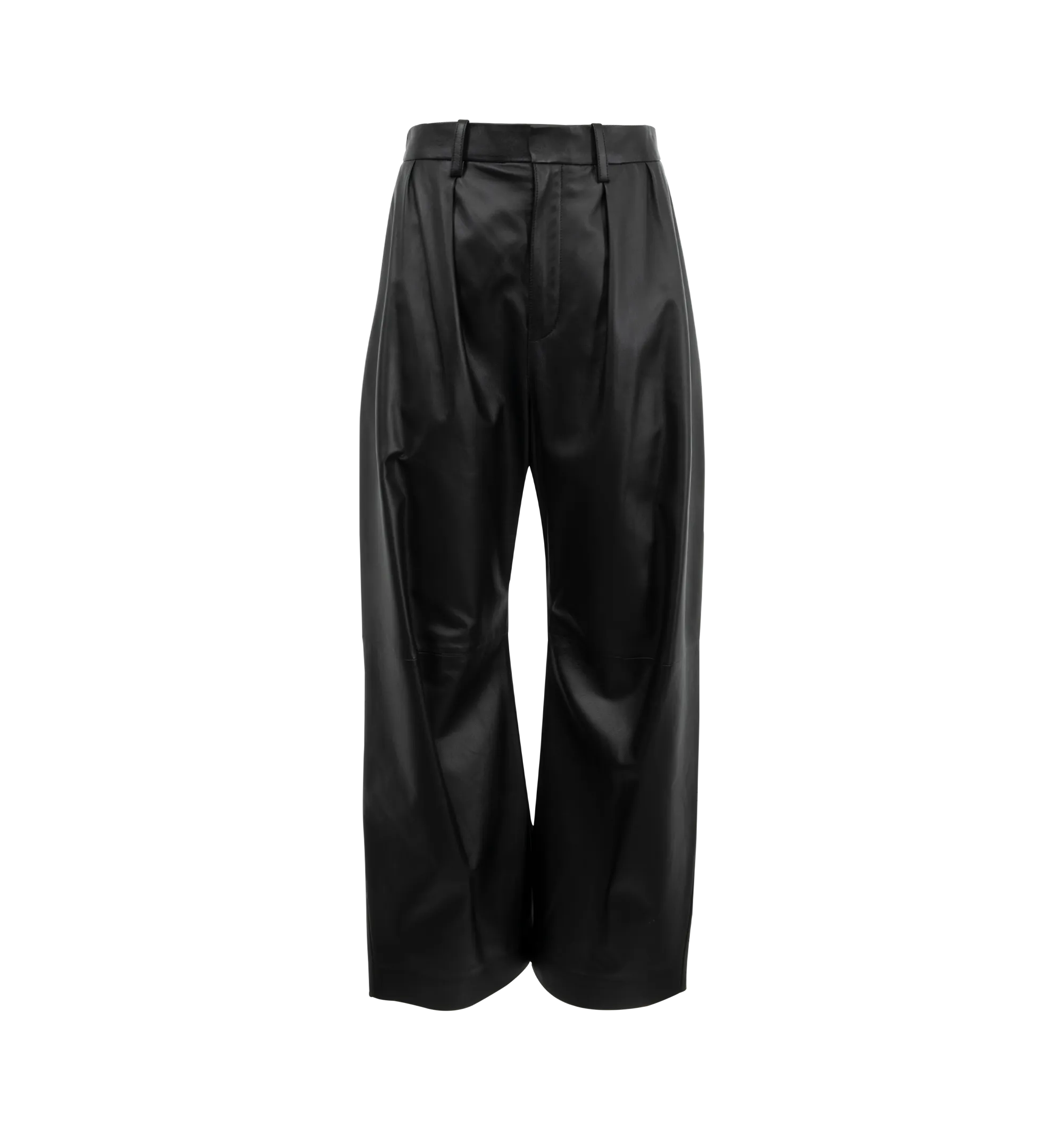 LAMBSKIN BARREL TROUSERS (WOMENS)