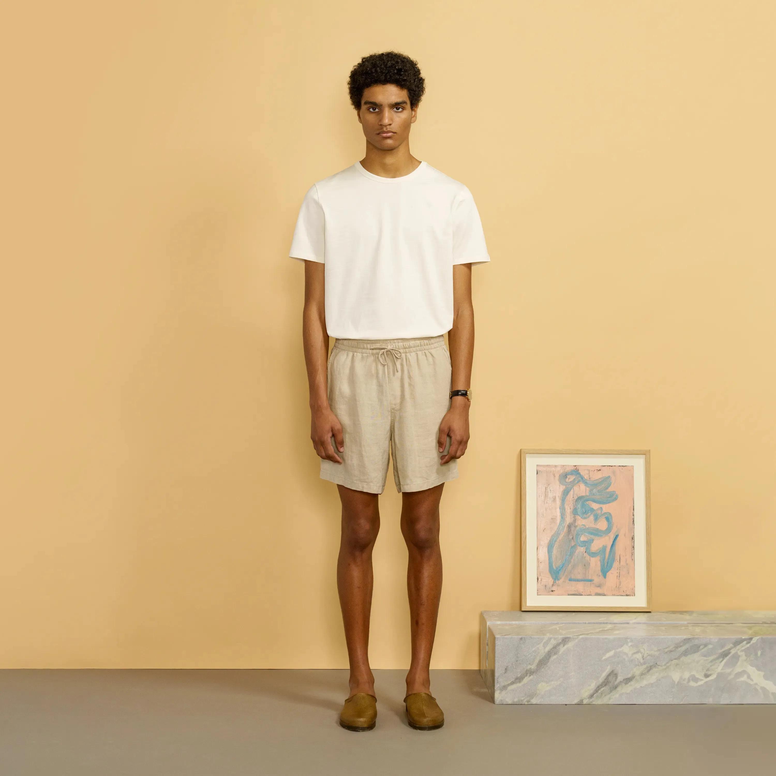 LINEN SHORTS
