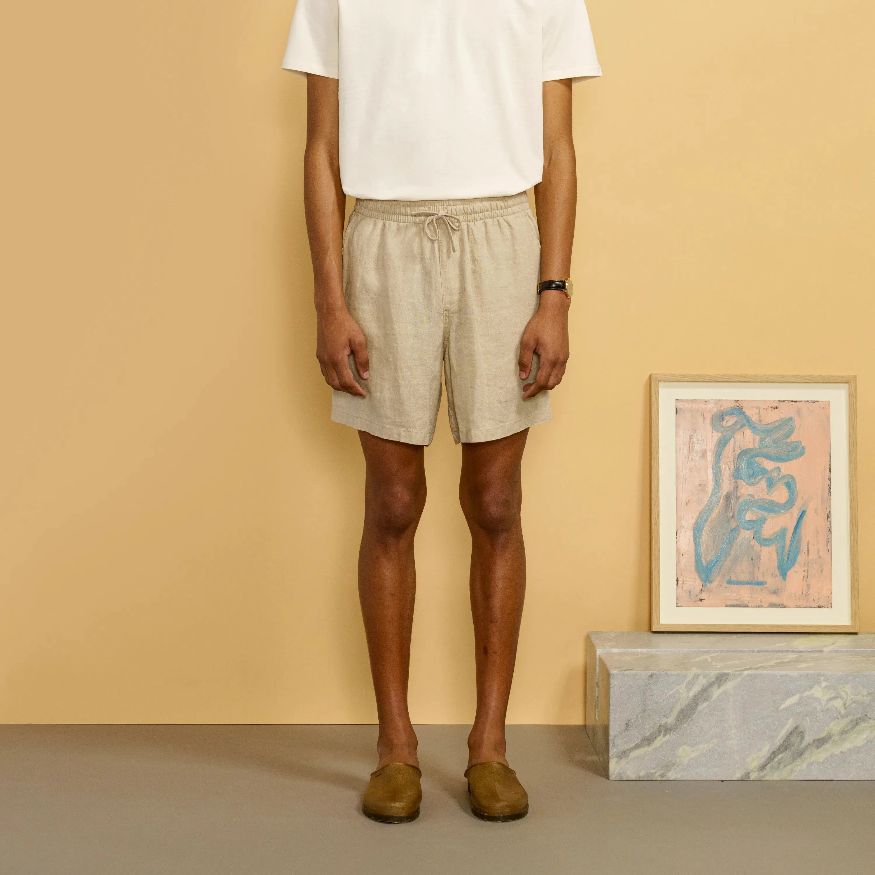 LINEN SHORTS