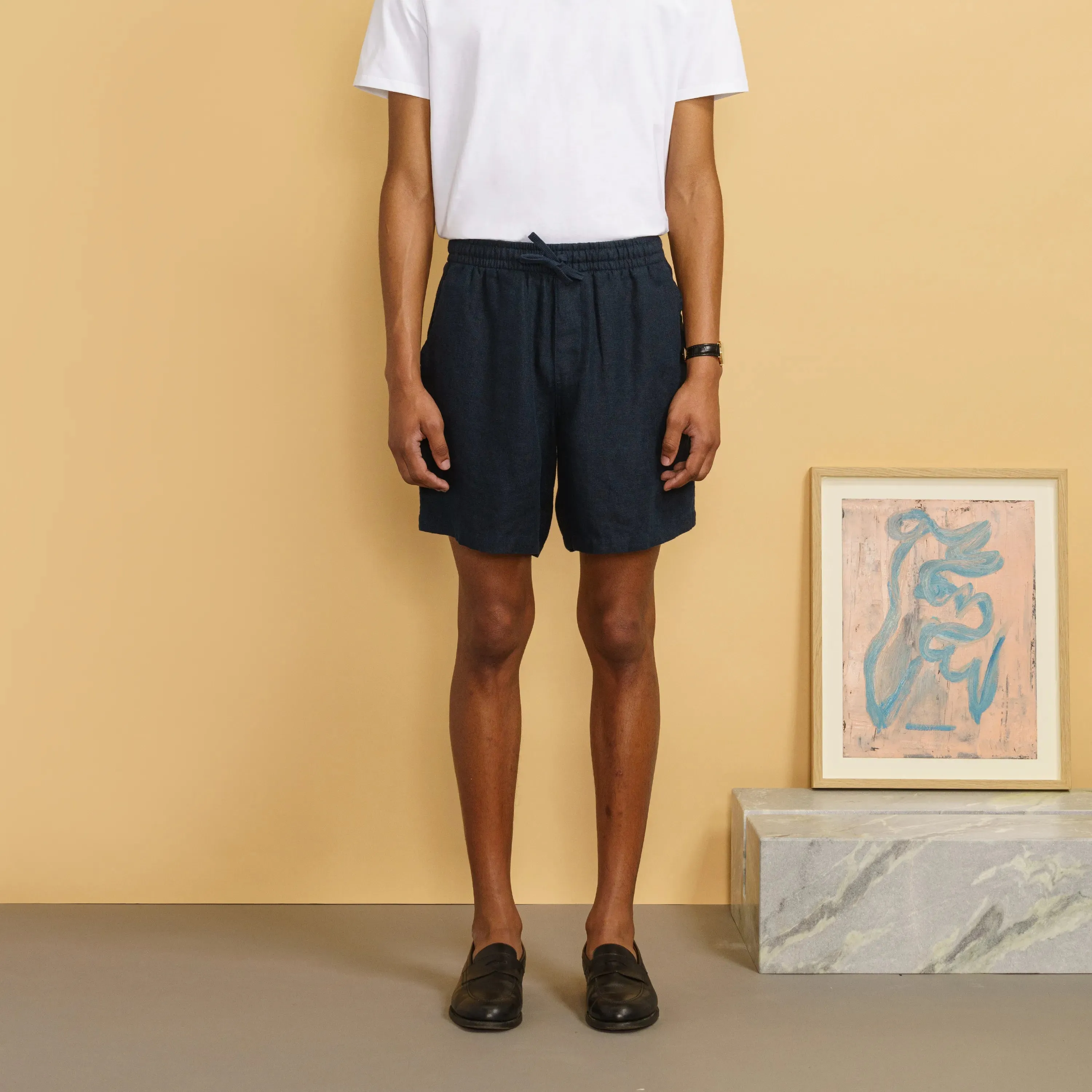 LINEN SHORTS