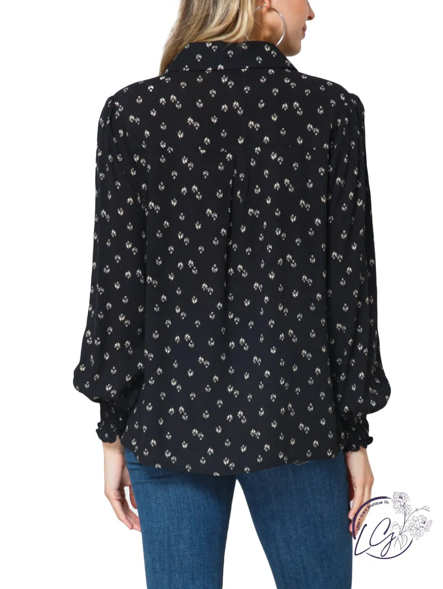 Loving This Life Collared Blouse