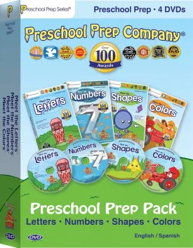 Meet the Letters, Meet the Numbers, Meet the Shapes, Meet the Colors - 4 DVD Boxed Set
