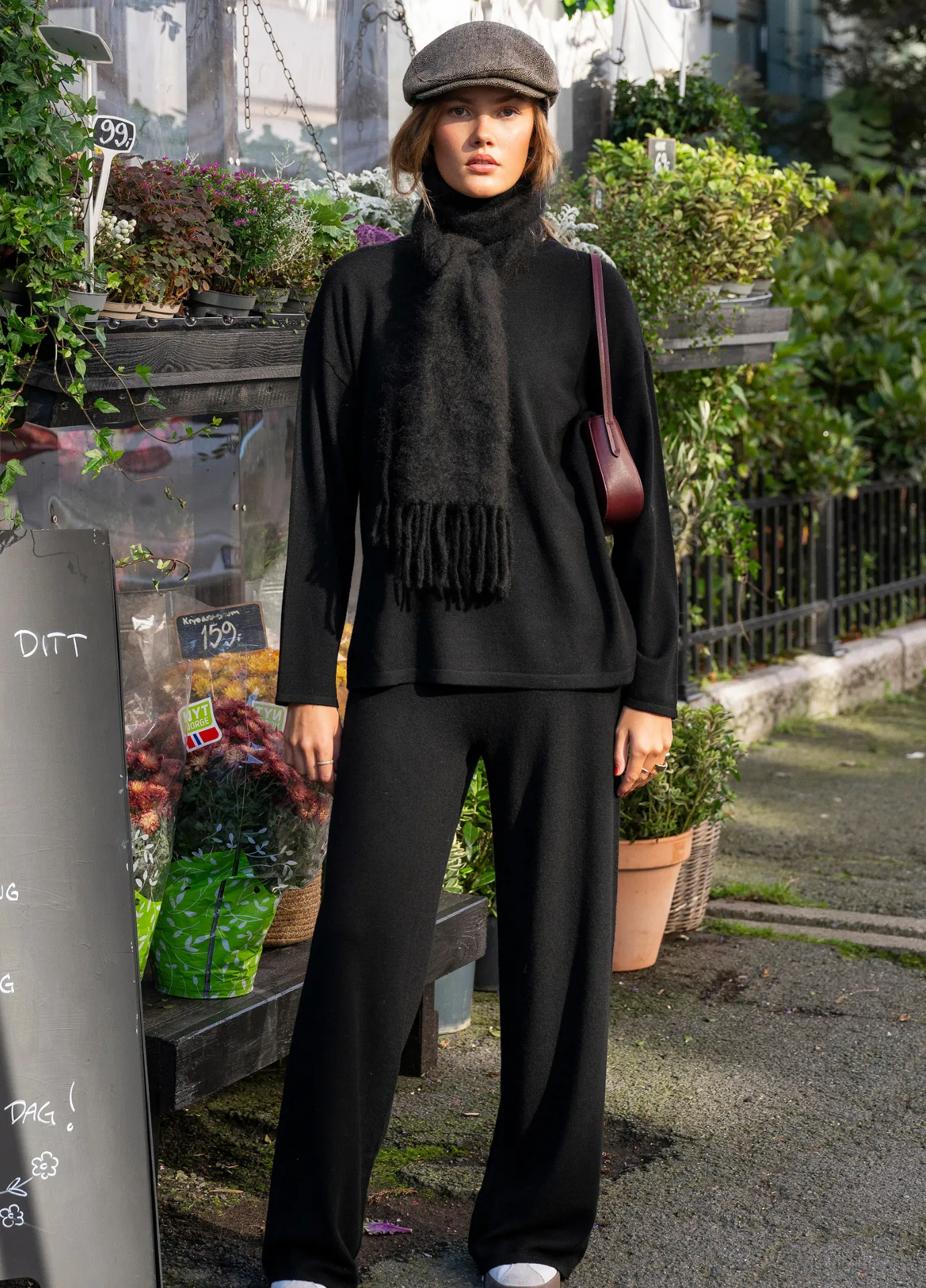 Mina Merino Pant Black