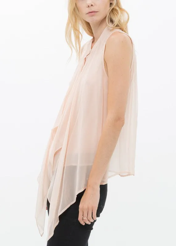 Silk Drape Blouse