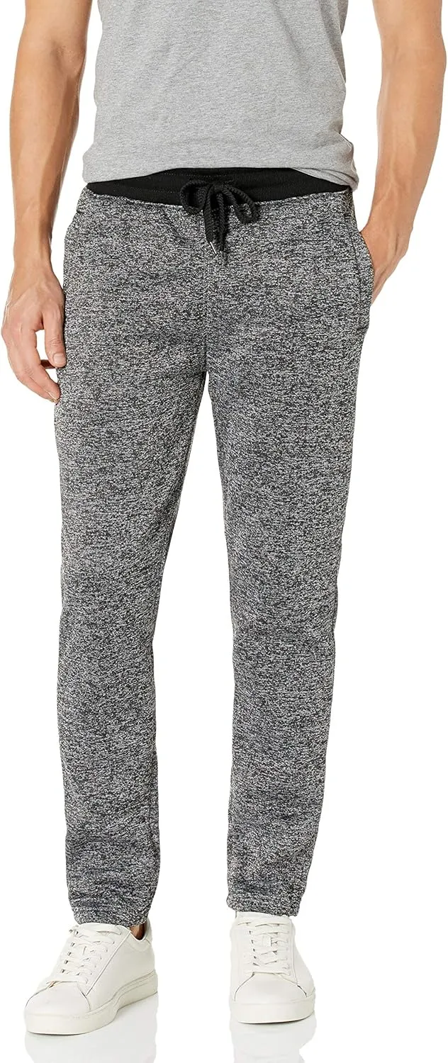 Southpole Men's Active Fleece Open Bottom Sweatpants-Regular and Big & Tall Sizes