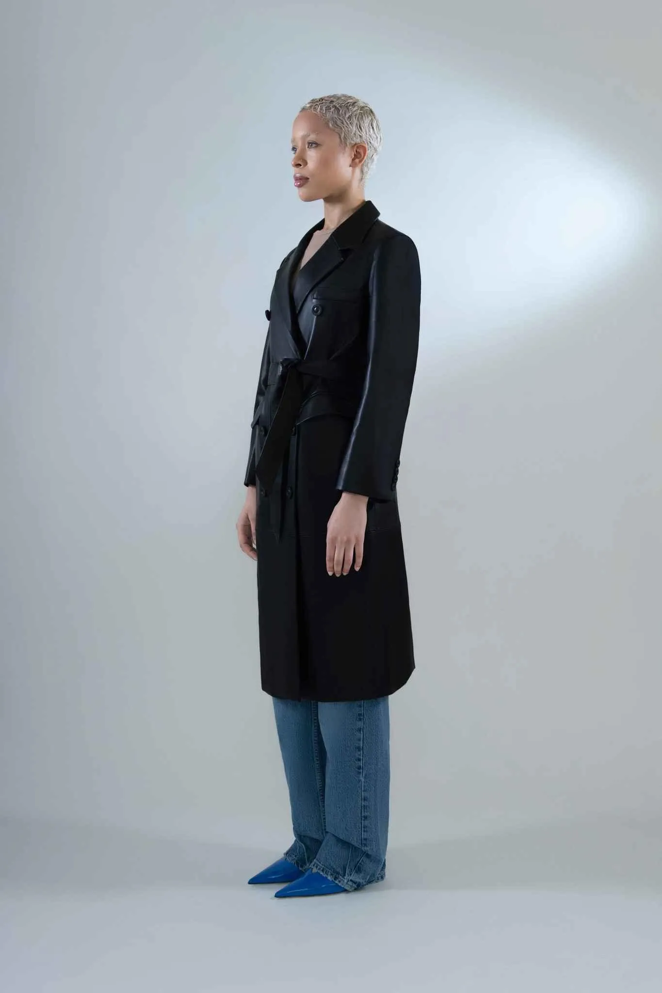 Taylor Coat in Leather