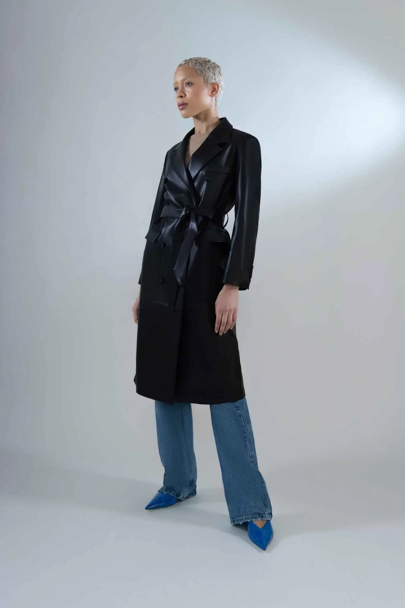 Taylor Coat in Leather