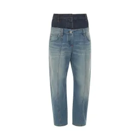 Trompe L'oeil Jeans in Blue Denim