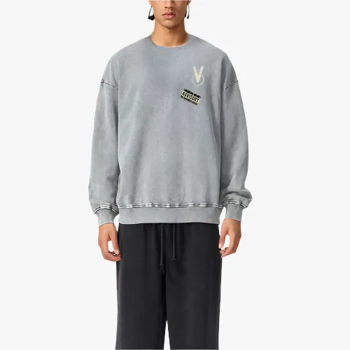 Valvera "Record your voice" Acid Wash Oversize Sweatshirt - 360 GSM