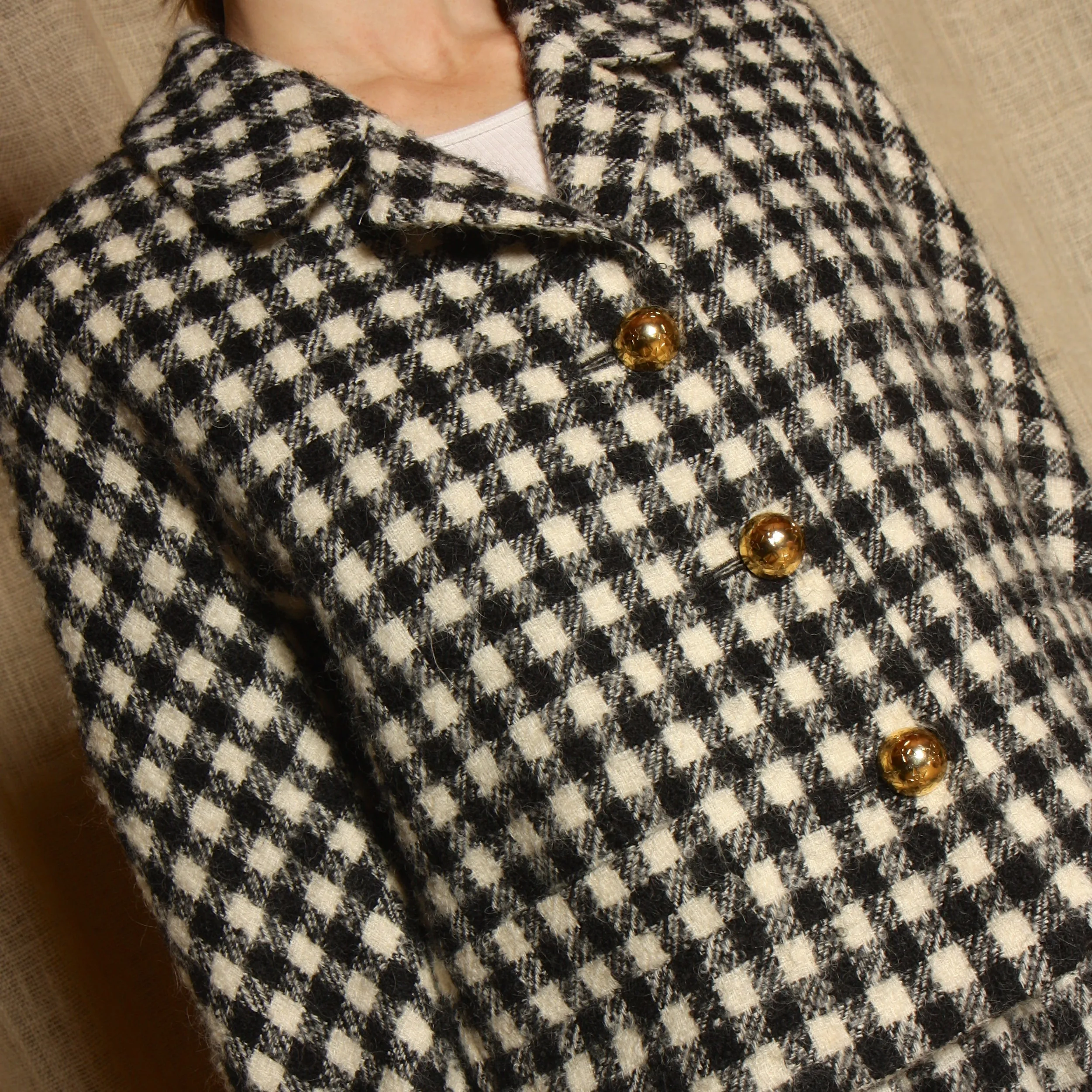Vintage 80's Céline Mohair Check Suit