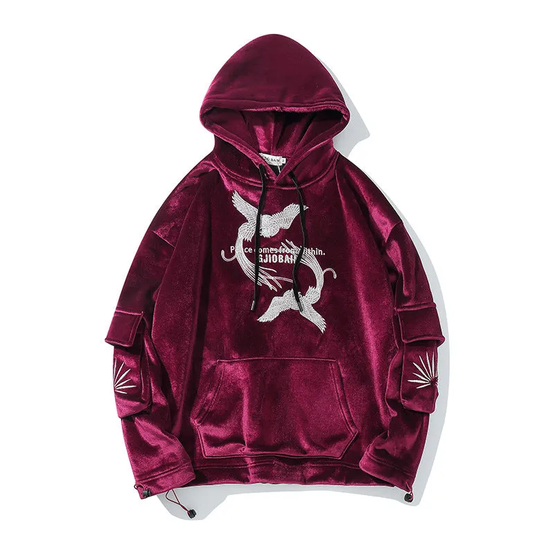WLS Hip-Hop Three-Dimensional Japanese Streetwear Hoodie