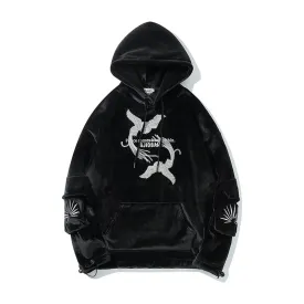 WLS Hip-Hop Three-Dimensional Japanese Streetwear Hoodie