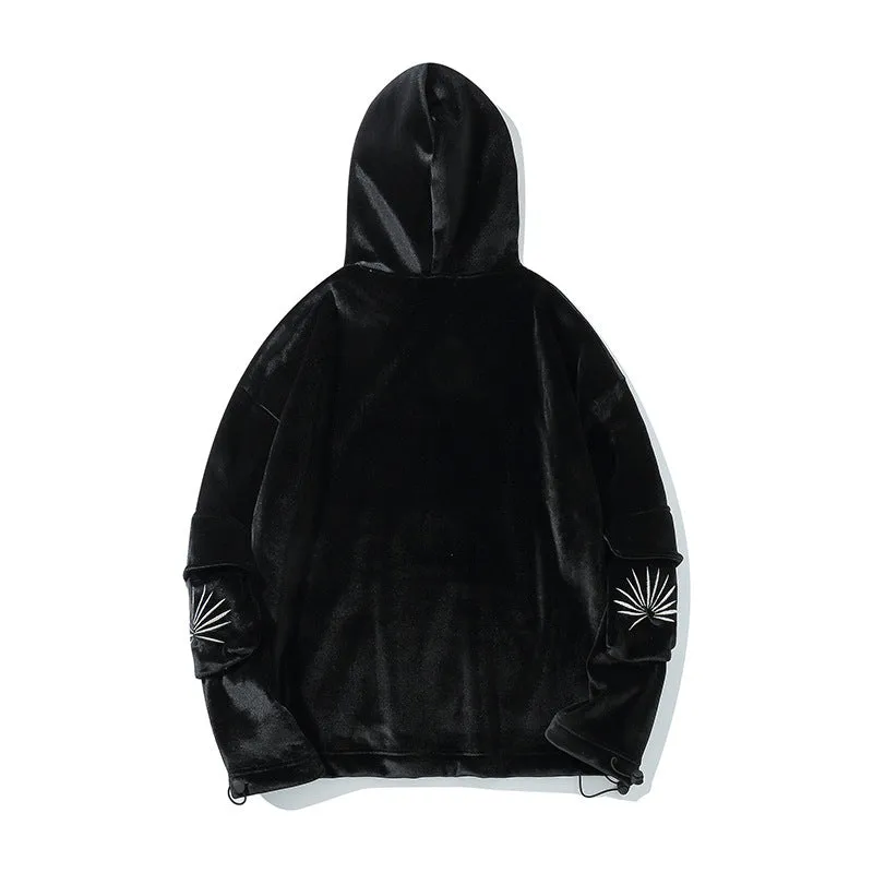 WLS Hip-Hop Three-Dimensional Japanese Streetwear Hoodie